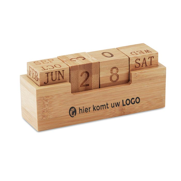 Bureaukalender bamboe | Eco geschenk